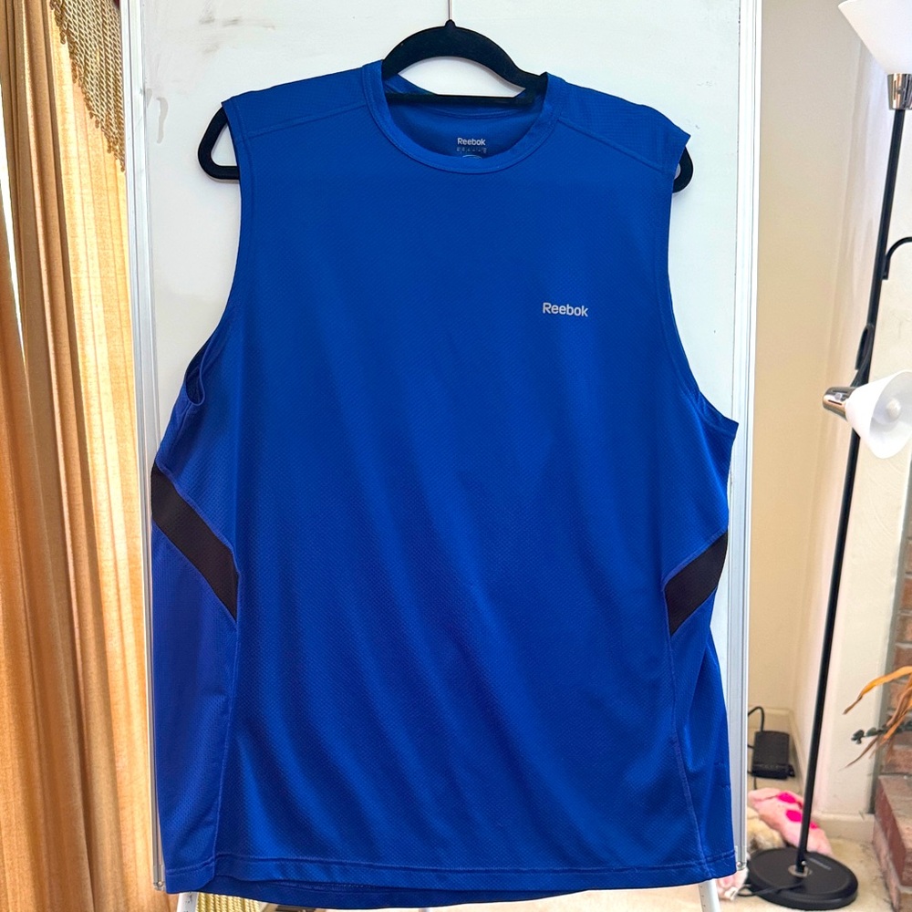 Reebok Men's Vibrant Blue Tank Top